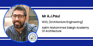 Aalim Muhammed Salegh Academy of Architecture, Chennai, Head of Architecture Engineering Department: Mr A.J.Paul Interview